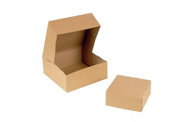 Cutii de prajituri din carton kraft pentru desert